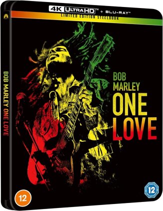 Bob Marley: One Love (2024) (Limited Edition, Steelbook, 4K Ultra HD + Blu-ray)