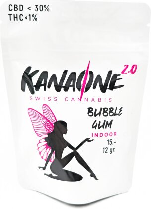 KanaOne 2.0 Bubble Gum Indoor (12g) - (CBD:<30%, THC:<1%)