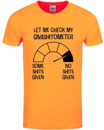 Let Me Check My Givashitometer - Men's T-Shirt