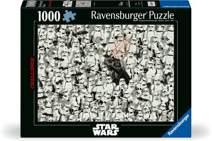Ravensburger Puzzle 1000 Teile 12000458 - Challenge Star Wars - Darth Vader und seine Klonkrieger als herausforderndes Puzzle für Erwachsene und Kinder ab 14 Jahren