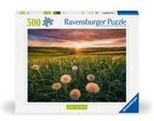 Ravensburger Puzzle - 12000592 Pusteblumen im Sonnenuntergang - Nature Edition 500 Teile