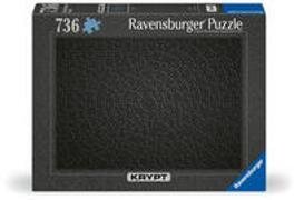 Ravensburger Puzzle 12000054 - Krypt Puzzle Schwarz - Schweres Puzzle für Erwachsene und Kinder ab 14 Jahren, mit 736 Teilen