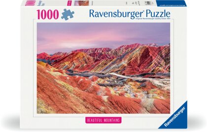 Ravensburger Puzzle 12000252 - Regenbogenberge, China - 1000 Teile Puzzle, Beautiful Mountains Kollektion, für Erwachsene und Kinder ab 14 Jahren