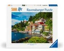 Ravensburger Puzzle 12000201 - Comer See, Italien - 500 Teile Puzzle Für Erwachsene und Kinder ab 10 Jahren, Landschaftspuzzle mit Italien-Motiv