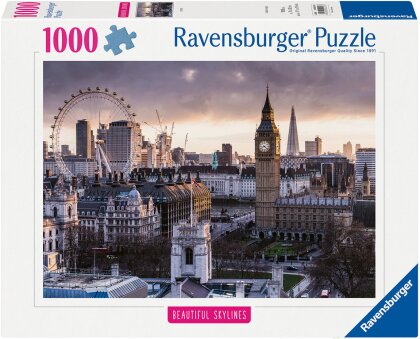 Ravensburger Puzzle 12000016 - Beautiful Skylines London - 1000 Teile Puzzle für Erwachsene und Kinder ab 14 Jahren