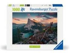 Ravensburger Puzzle 12000033 - Abends in den Rocky Mountains - 1000 Teile Puzzle für Erwachsene und Kinder ab 14 Jahren, Puzzle mit Landschaft und Natur