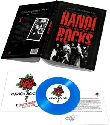 Hanoi Rocks - All Those Wasted Years (Blue Vinyl, 7" Single + Buch)