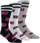 Kiss - Kiss Assorted Crew Socks 3 Pack (One Size)