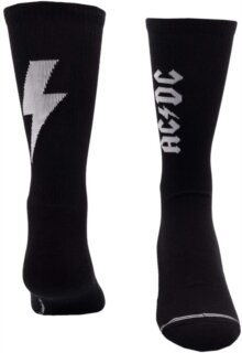 AC/DC - AC/DC Lightning Strikes Crew Socks - Large