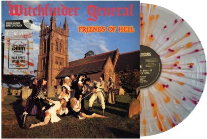 Witchfinder General - Friends Of Hell (2024 Reissue, Clear W/ Red, Orange & White Splatter Vinyl, LP)