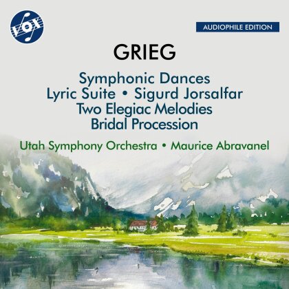 Utah Symphony Orchestra, Edvard Grieg (1843-1907) & Maurice Abravanel - Symphonic Dances Op. 64 Bridal Procession - Lyric Suite, Sigurd Jorsalfar, Tow Elegiac Melodies
