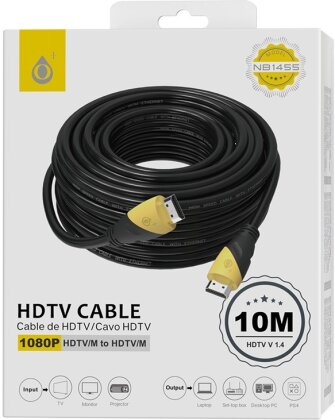 Câble HDMI 1.4 (1080 P) - 10 mètres - 1000 cm (PlayStation 5 + Xbox Series X)