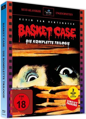 Basket Case - Die komplette Trilogie (Cult Classic, Full Sleeve Scanavo-Box, Uncut, 2 Blu-rays)