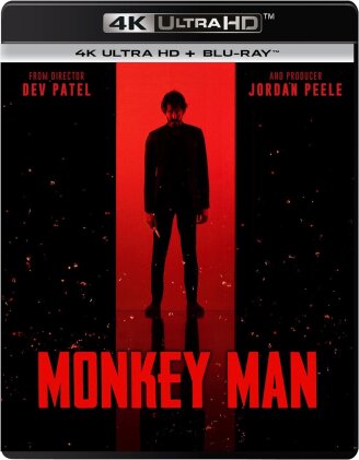 Monkey Man (2024) (4K Ultra HD + Blu-ray)