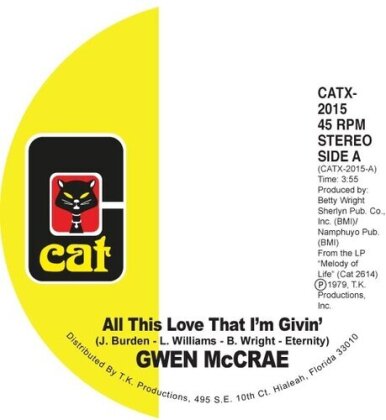 Gwen McCrae - All This Love That I'm Giving (7" Single)