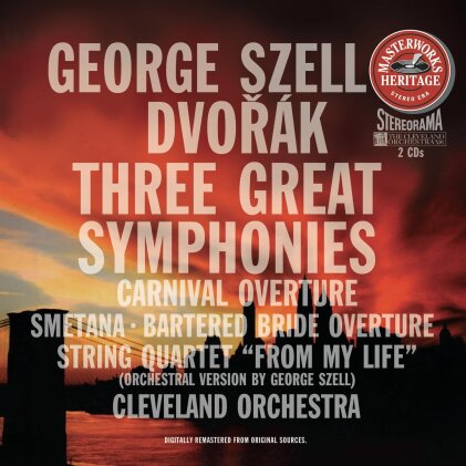Antonin Dvorák (1841-1904), Friedrich Smetana (1824-1884), George Szell & Cleveland Orchestra - Three Great Symphonies