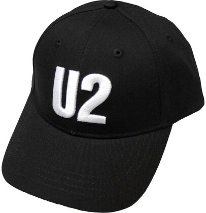 U2 Unisex Baseball Cap - White Logo