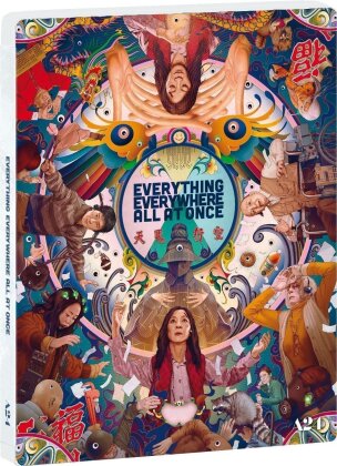 Everything Everywhere All at Once (2022) (Edizione Limitata, Steelbook, 4K Ultra HD + Blu-ray)