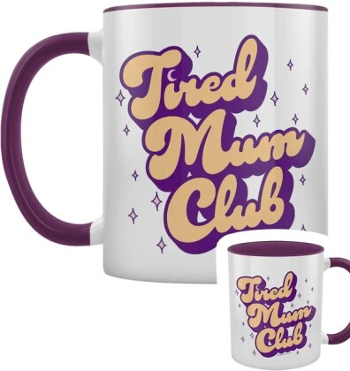 Tired Mum Club - Purple Inner 2-Tone Mug