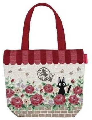Ghibli - Kiki la petite sorcière - Tote Bag Jiji Roses