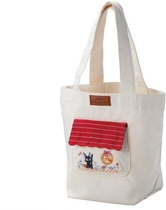 Ghibli - Kiki la petite sorcière - Tote Bag Jiji au Milieu des Fleurs