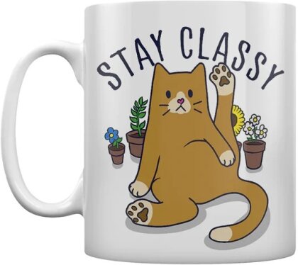Stay Classy Cat - Mug