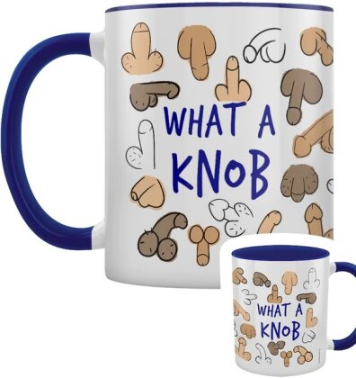 What A Knob - Blue Inner 2-Tone Mug