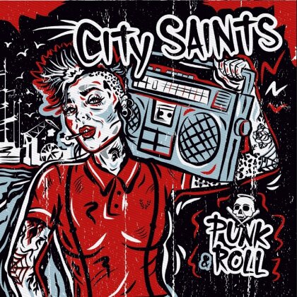 City Saints - Punk N Roll (Splatter On Babyblue Vinyl, 2 LPs)