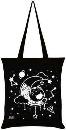 Fuzzballs: Cat On The Moon - Tote Bag