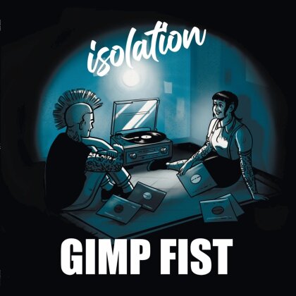 Gimp Fist - Isolation (2024 Reissue, Limited Edition, Transparent Blue W/White Splashes Vinyl, LP)