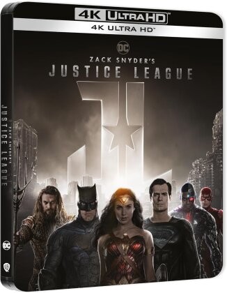 Zack Snyder's Justice League (2021) (Visuel Personnages, Édition Limitée, Steelbook, 2 4K Ultra HDs)
