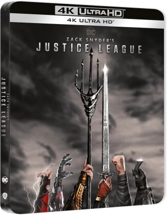 Zack Snyder's Justice League (2021) (Visuel Armes, Limited Edition, Steelbook, 2 4K Ultra HDs)