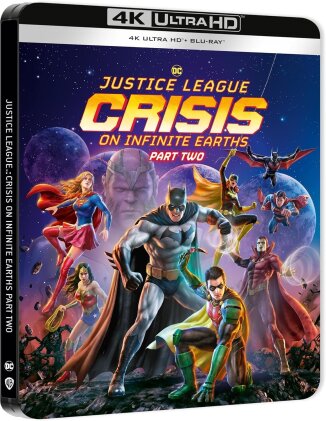 Justice League: Crisis on Infinite Earths - Part Two (2024) (Edizione Limitata, Steelbook, 4K Ultra HD + Blu-ray)