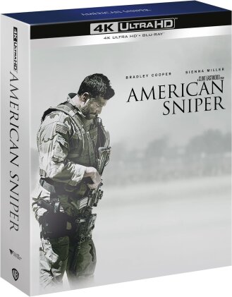 American Sniper (2014) (Limited Edition, Steelbook, 4K Ultra HD + Blu-ray)
