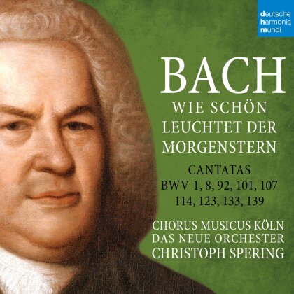 Chorus Musicus Köln, Johann Sebastian Bach (1685-1750), Christoph Spering & Das Neue Orchester - Cantatas BWV 1,8,92,101,107,114,123,133,139 (3 CD)
