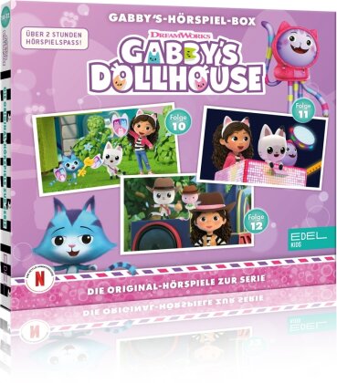 Gabby's Dollhouse - Hörspiel-Box,Folge 10-12 (3 CDs)