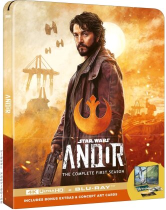 Andor - Saison 1 (Limited Edition, Steelbook, 3 4K Ultra HDs + 3 Blu-rays)