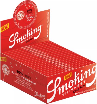 Smoking ~ Thinnest King Size (Box 50 Stk.)