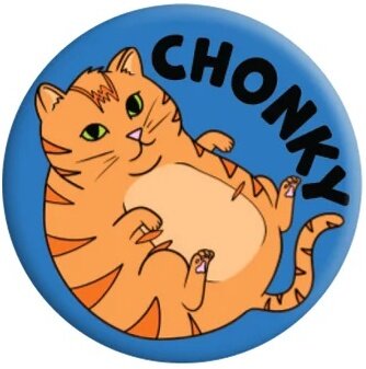 Chonky Cat - Badge