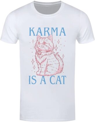 Karma Is A Cat - Men's T-Shirt
