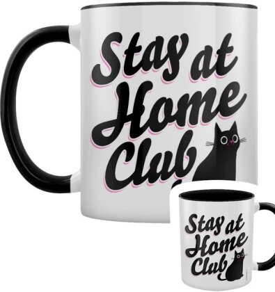 Stay At Home Club - Black Inner 2-Tone Mug