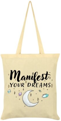 Manifest Your Dreams - Cream Tote Bag