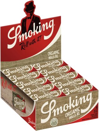 Smoking ~ Rolls XL Organic (Box 24 Stk.)