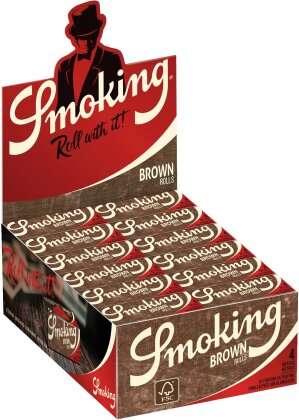 Smoking ~ Rolls Slim Brown (Box 24 Stk.)