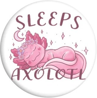 Sleeps Axolotl - Badge