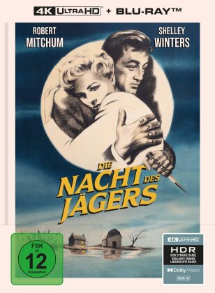 Die Nacht des Jägers (1955) (Édition Collector Limitée, Mediabook, 4K Ultra HD + Blu-ray)