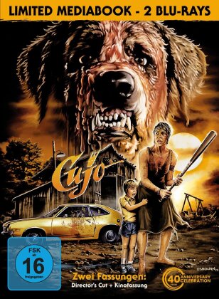 Cujo (1983) (Cover G, Édition 40ème Anniversaire, Director's Cut, Version Cinéma, Édition Limitée, Mediabook, 2 Blu-ray)
