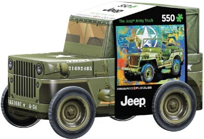 Armee Jeep Puzzledose 550 Teile