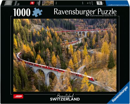 Puzzle RhB World Record - Beautiful Switzerland, 1000