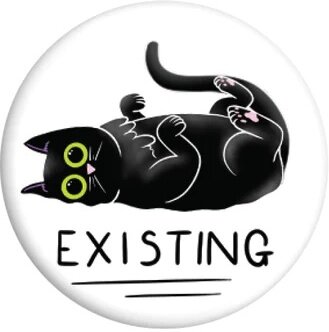 Existing Kitten - Badge